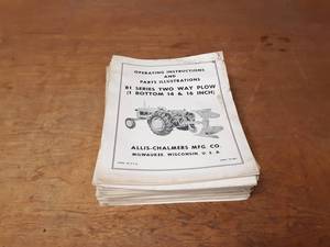Lot of (25) Allis-Chalmers Operating and Parts Diagram Manuals