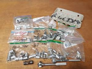 Large Lot of SAE & Metric 38 Drive Sockets