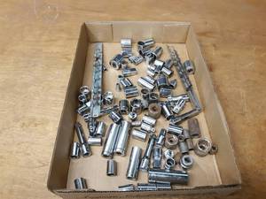 Large Lot of SAE & Metric 38 Drive Sockets