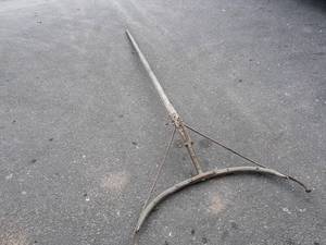 Antique Horse Carriage Hitch Assembly - Wood & Iron
