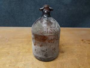 Antique Brown Hi-lex Gallon Bleach Jug