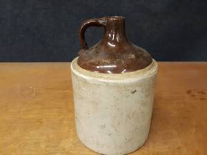 Antique Stoneware Jug  - Jug is about 12-12 tall