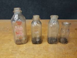 Antique Milk Bottles - Danheims New Ulm MN, Duluth Milk Company and More
