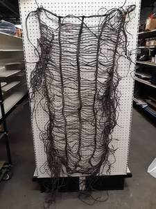 Antique Leather Horse Fly Net - Measures about 69 x 56
