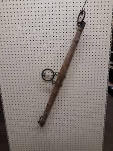 Antique Wood and Steel Horse Evener - About 36 Long