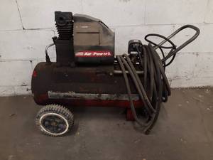Air Compressor - Pump works well, tank has leak. About 5 or 6 Gallon