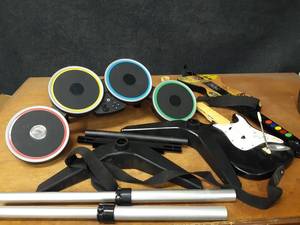 Lot of Drums and Guitars for PlayStation