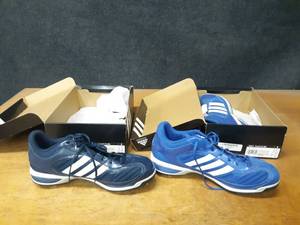 (2) New Pairs of Adidas Baseball Cleats - Sizes 14-12 and 16