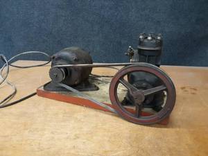 Antique FM Pump and GE Electric Motor Assembly 14hp 1 Phase