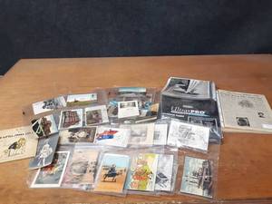 Lot of Vintage Postcards, Folder Pockets and More