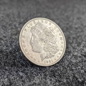 1921 Silver Morgan Dollar - Philadelphia Mint - 90% Silver