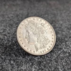 1897 Silver Morgan Dollar - Philadelphia Mint - 90% Silver