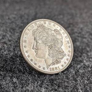 1881-S Silver Morgan Dollar - San Francisco Mint - 90% Silver