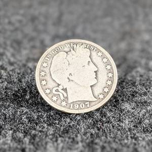 1907-D Barber Half Dollar - 90% Silver