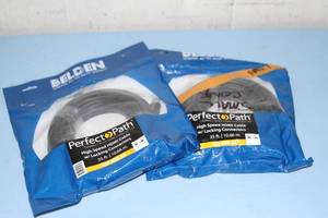 lot 7 image: Lot of 2 - Belden - Perfect Path HD-800-35 Locking 35  35 Foot  Feet HDMI Cables - NEW