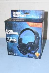 lot 24 image: Lot of 2 - Supersonic IQ-460G Blue Stereo Video Gaming Headset  Headphones - New in Box(es)