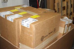 lot 43 image: Huge Lot of Miscellaneous Chief Pro Audiovisual Items & Equipment