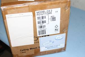 lot 72 image: New - Pair of Electro-Voice EV EVID C4.2 Ceiling Mount Pro Audio Speakers