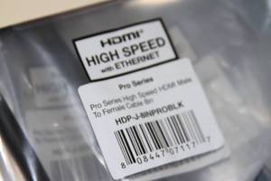 lot 79 image: Lot of 20 - NEW - Comprehensive HDP-J-8INPROPLK Pro AV  IT HDMI Cables