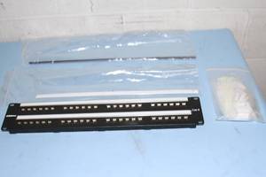 lot 83 image: Lot of 4 - Bittree Rack-Mountable Cat6 Patch Panels
