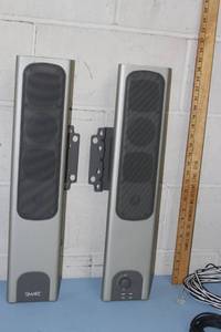 lot 27 image: Smart SBA-L  USB Audio System - Pair of Stereo Amplified Powered Speakers