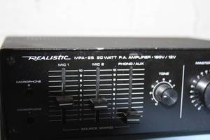 lot 134 image: Realistic MPA-25 Amplifier  Mixer Audio Unit