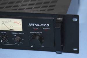 lot 135 image: Optimus MPA-125 Rack Mountable Pro Audio Amplifier