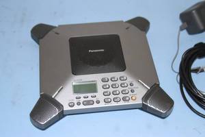 lot 141 image: Panasonic KX-Series Voice  Audio Conferencing Speaker Phone Telephone