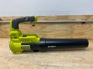 lot 30 image: RYOBI 40V Lithium Ion cordless variable speed jet fan blower