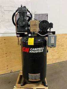 lot 6 image: CAMPBELL HAUSFELD 80 Gallon Air Compressor- Model CE700100AJ