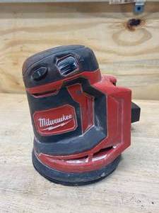 lot 105 image: MILWAUKEE M18 18-Volt Lithium-Ion Cordless 5 in. Random Orbit Sander (Tool-Only)