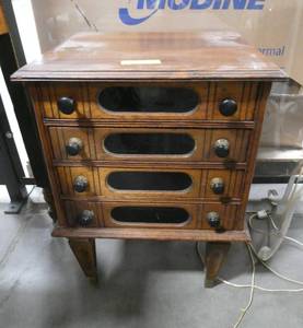 Vintageantique Thread cabinet - 4 drawers - Goffs braid spools