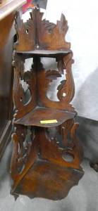 Vintage corner shelf