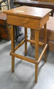 Vintage wood plant stand