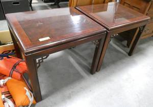 2 nice end tables