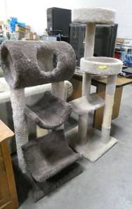 2 cat trees