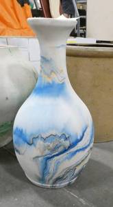 Large Nemadji pottery vase 12 tall