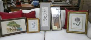 Group of 5 framed picturesartwork