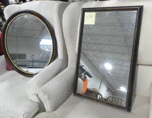 2 vintage mirrors