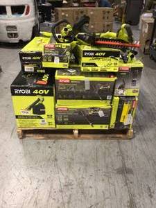 Lot of  Assorted Ryobi Lawn Care  Tools Customer Returns See Pictures