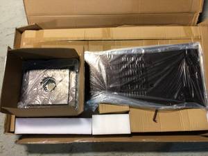 42,000 BTU Gold Gas Patio Heater by Hampton Bay Customer Returns See Pictures