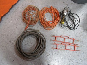 Extension Chords, Trouble Light, Air Hose