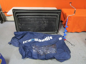(New) Ice Fishing ShelterSled & Ice Auger