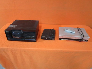 100 Disc CD Changer, DVD Player, DVDVHS Player