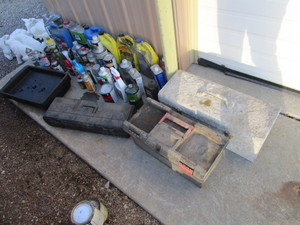 Misc. Oils, Oil Pan, Toolboxes