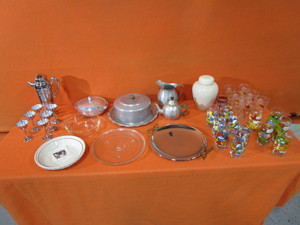 Glasses, Serving Items, Stoneware Pie Pan