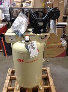 Ingersoll Rand Type 30 Reciprocating 80-Gal. 5 HP Electric 200-Volt 3 Phase Air Compressor not used see pictures