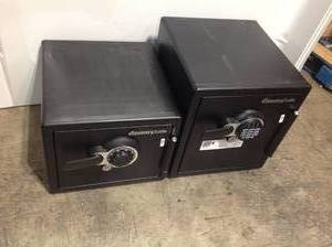Lot of 2 assorted Sentry Safes missing Keys see pictures