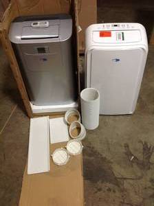 Lot of  2 portable  Air Conditioners missing pcs see pictures