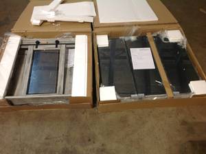 Lot of 2 assorted Bathroom Cabinets see pictures